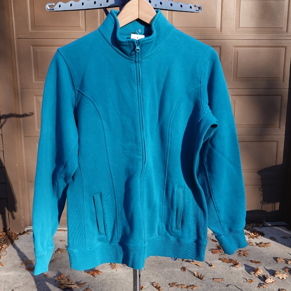 NWT Duluth Trading fleece zip jacket Size XS but fits larger.